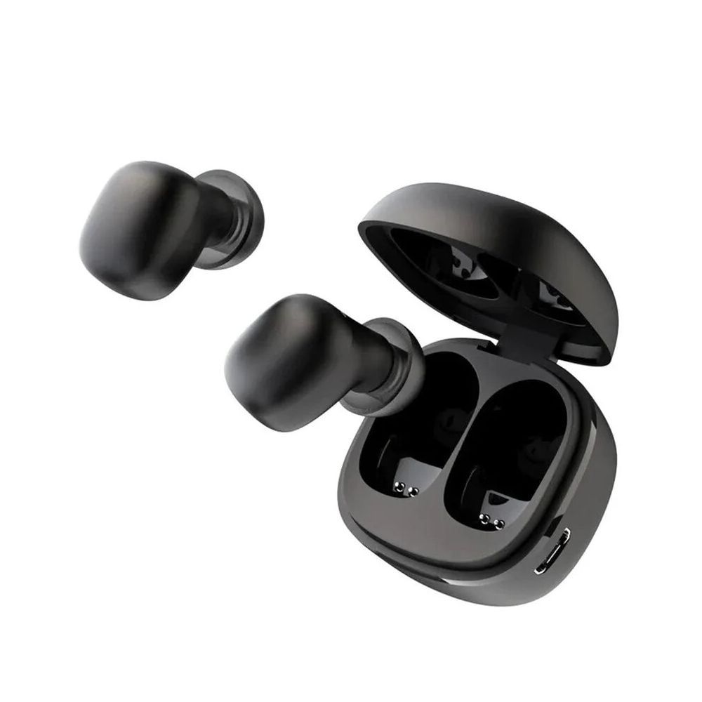 Heatz Mini TWS Wireless Earbuds, Black, MG-C05