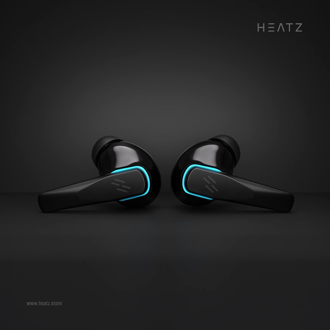 Heatz HB7 Wireless Earbuds (Black)